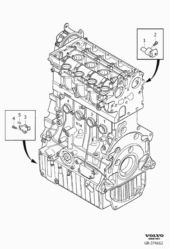 Volvo 30725885 - Sensor, Nockenwellenposition alexcarstop-ersatzteile.com