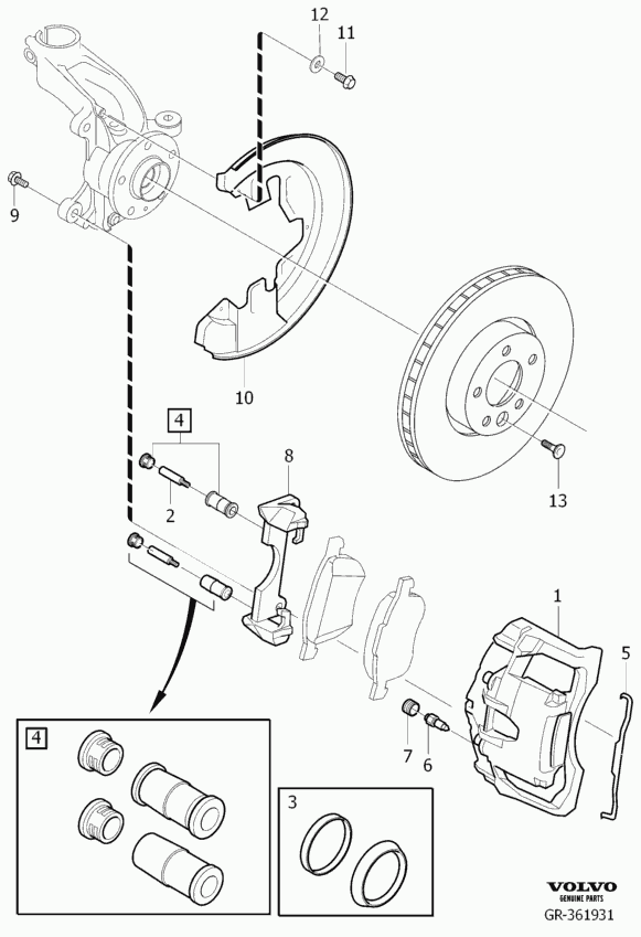 Volvo 36000375 - Bremssattel alexcarstop-ersatzteile.com