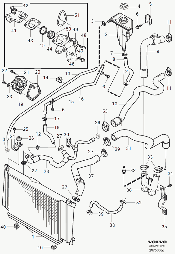 Volvo 3 130 311 2 - Wasserpumpe alexcarstop-ersatzteile.com