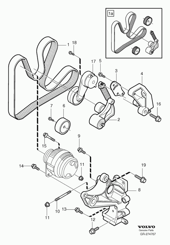 Volvo 31336248 - Umlenk / Führungsrolle, Keilrippenriemen alexcarstop-ersatzteile.com