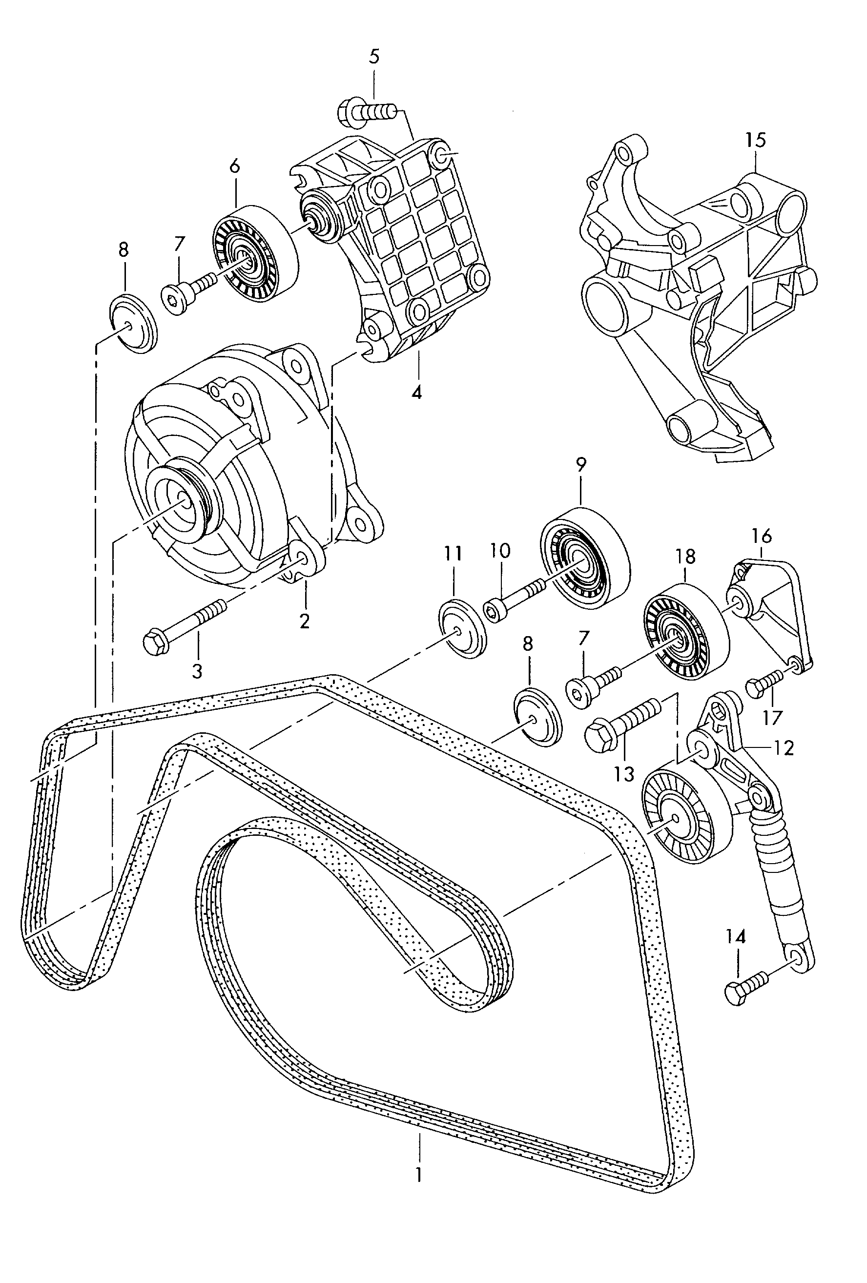 AUDI 059903137R - Keilrippenriemen alexcarstop-ersatzteile.com