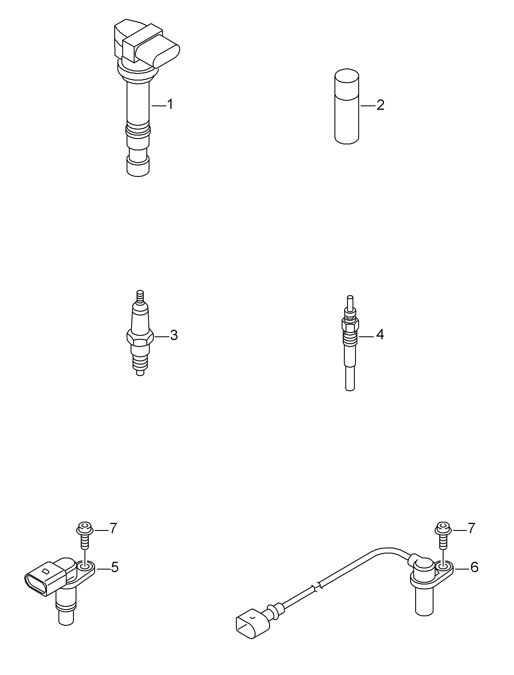 AUDI (FAW) 07L 905 163 C - Sensor, Nockenwellenposition alexcarstop-ersatzteile.com