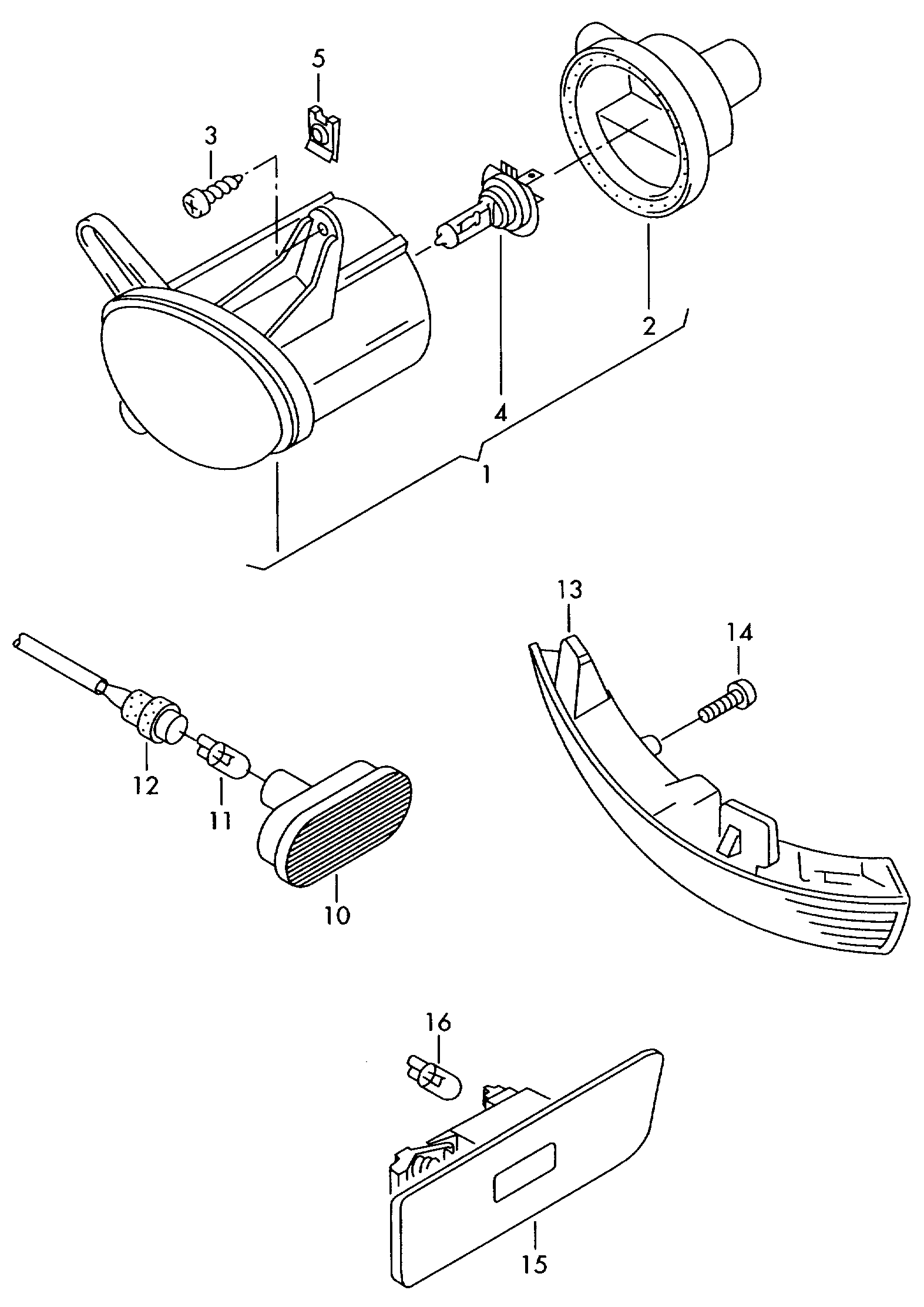 Skoda 1J0949117 - Blinkleuchte alexcarstop-ersatzteile.com