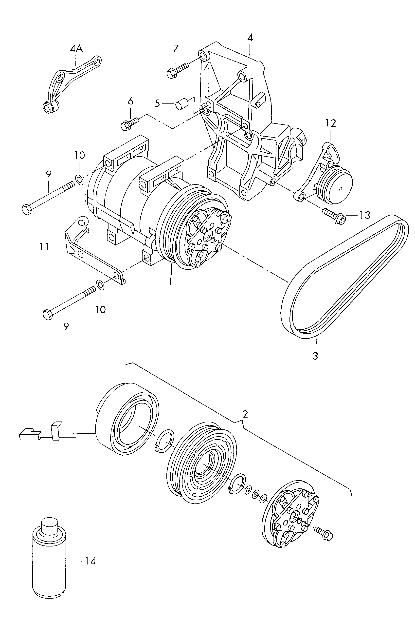 Skoda 058 260 511 - Umlenk / Führungsrolle, Keilrippenriemen alexcarstop-ersatzteile.com