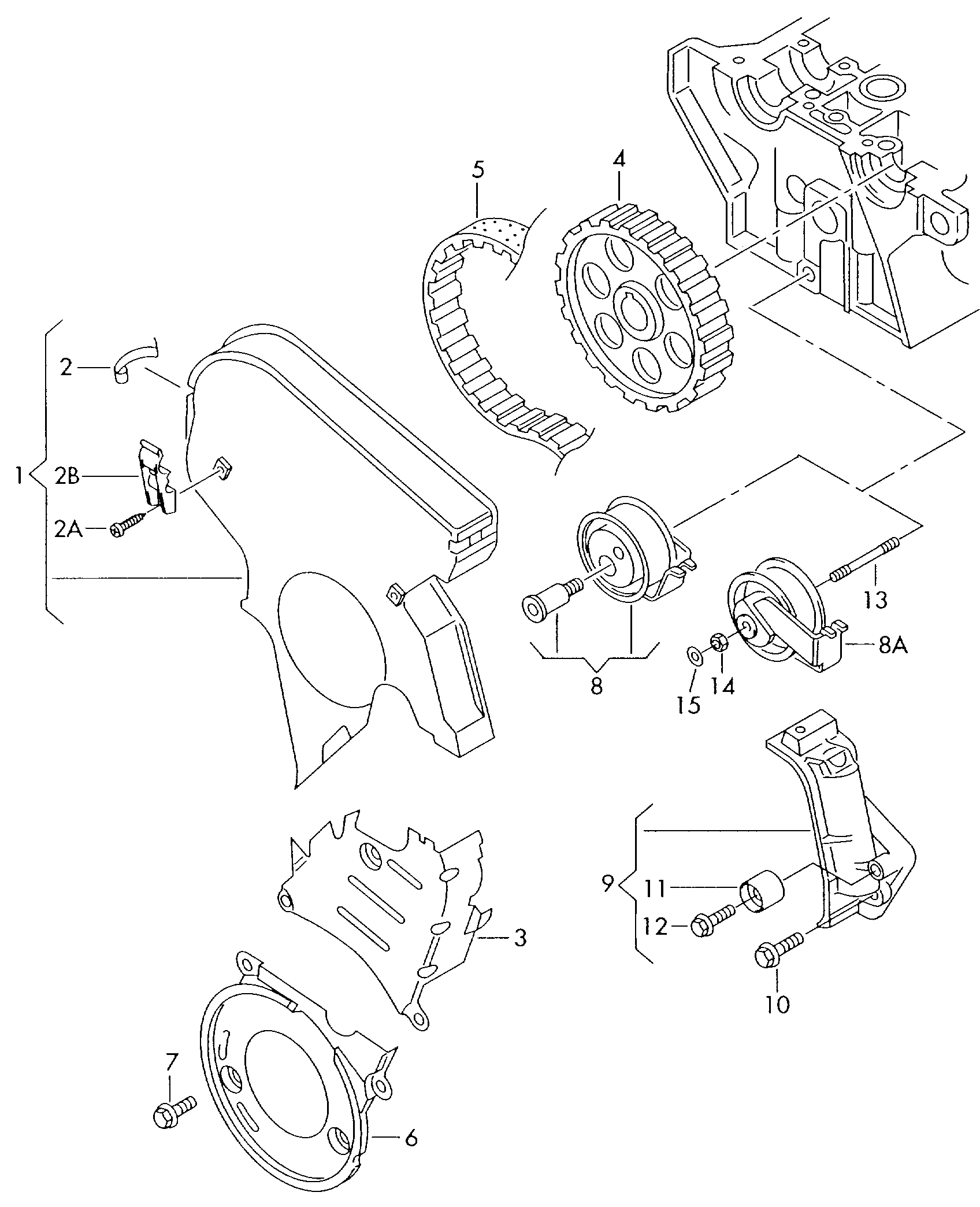 AUDI 06B 109 477 A - Schwingungsdämpfer, Zahnriemen alexcarstop-ersatzteile.com