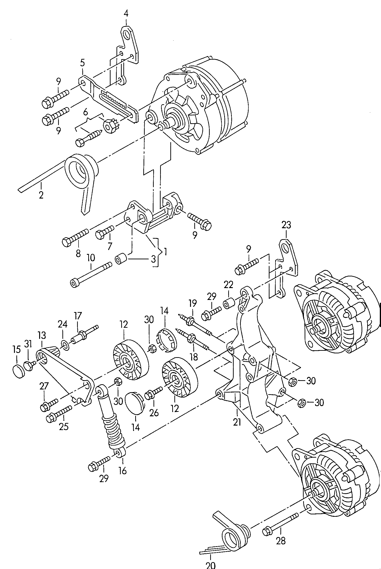 VAG 068903137D - Keilriemen alexcarstop-ersatzteile.com