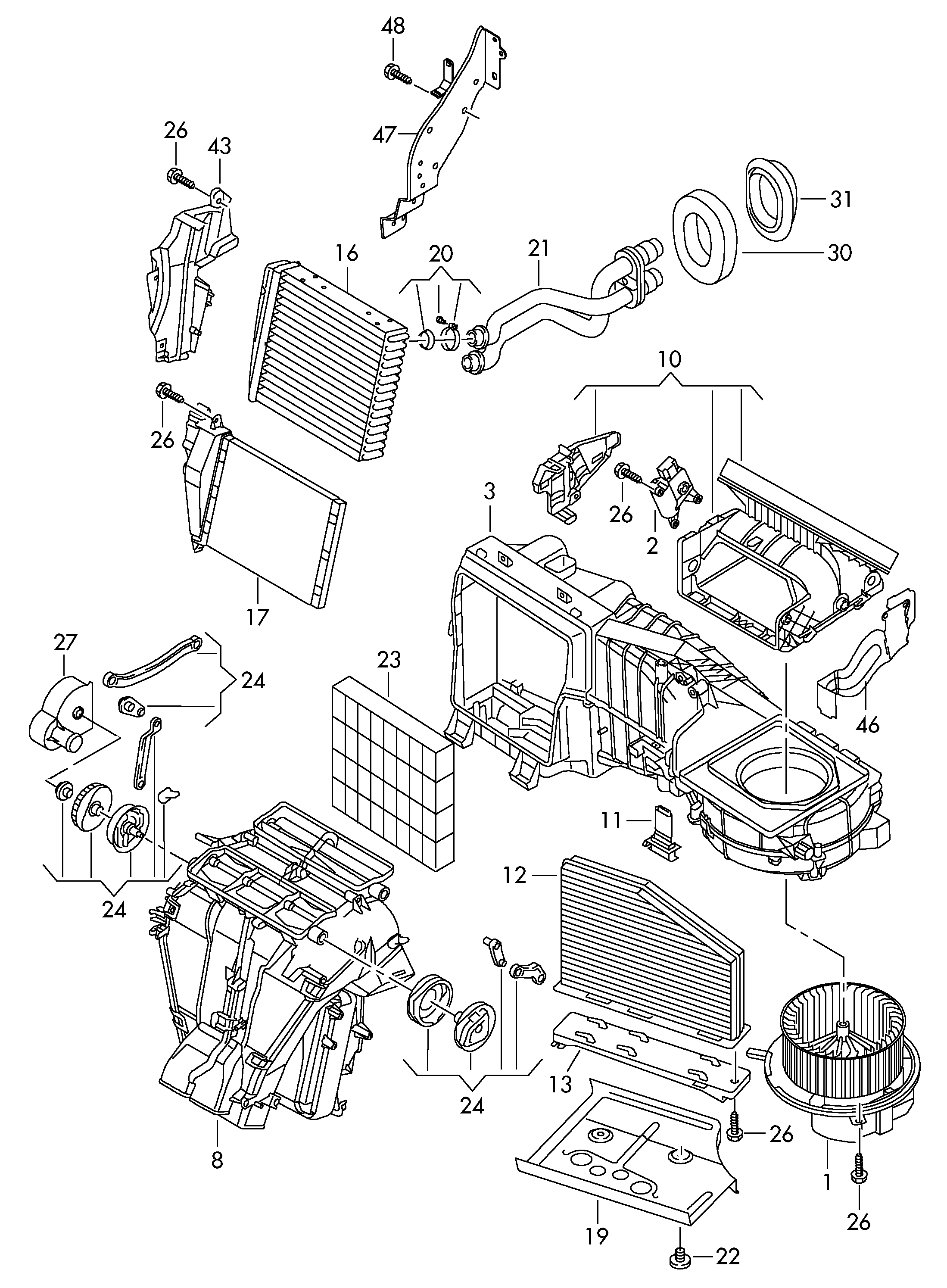 VW 1K1819007 - Filter, Innenraumluft alexcarstop-ersatzteile.com