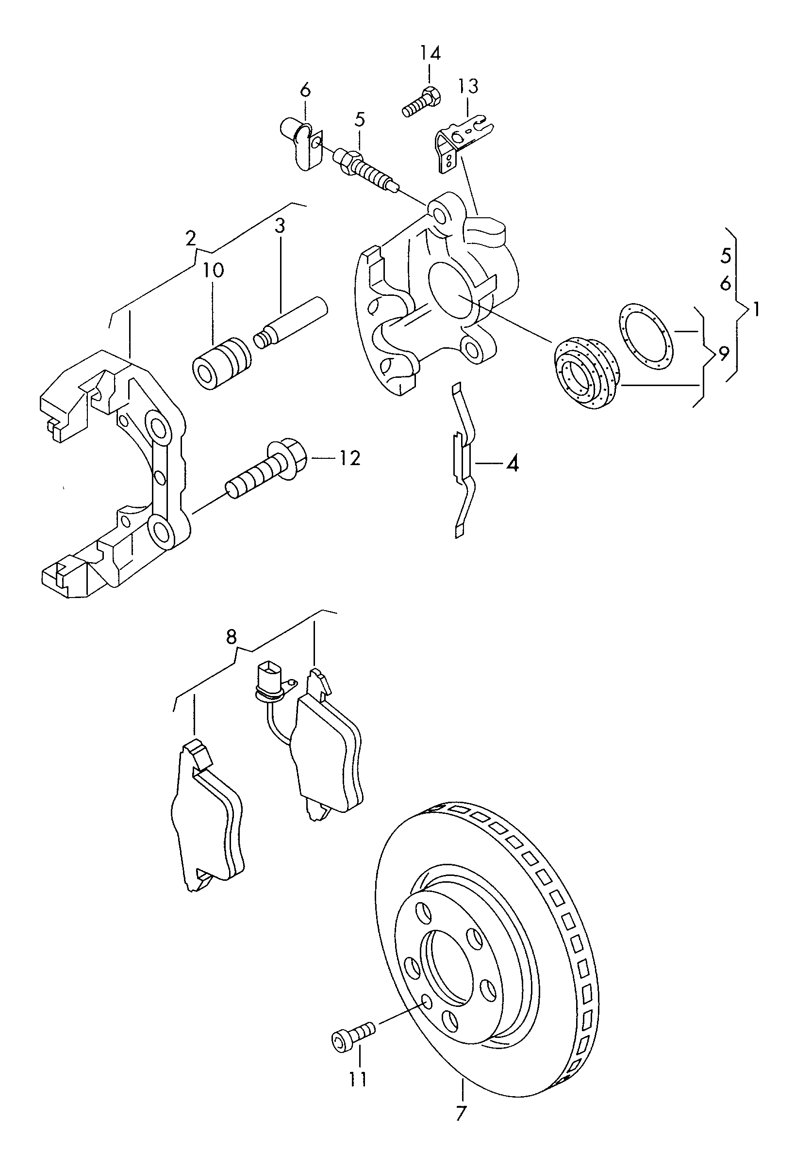 AUDI 7M3 615 301 A - Bremsscheibe alexcarstop-ersatzteile.com