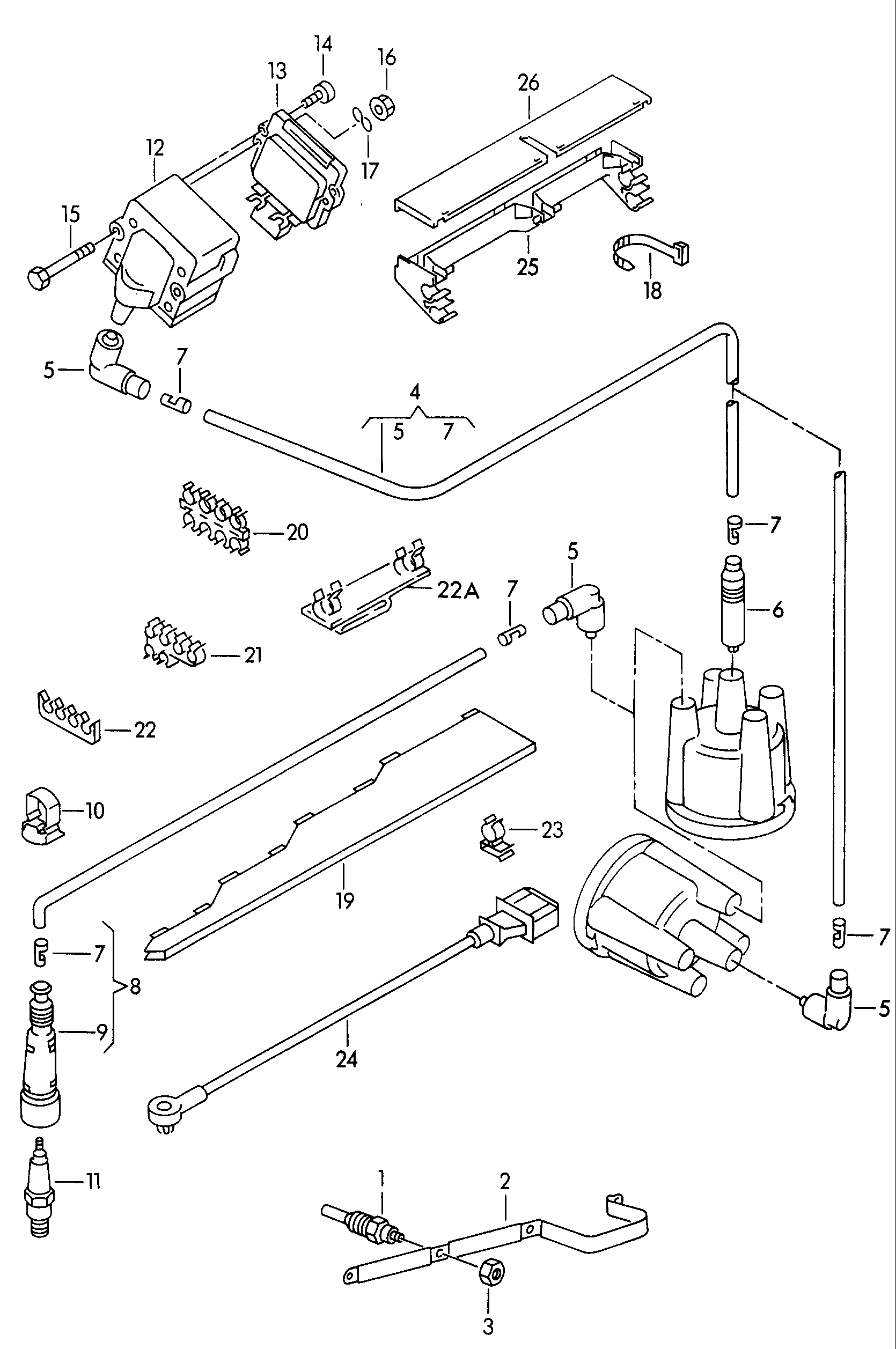 VAG 101 000 045 AA - Zündkerze alexcarstop-ersatzteile.com