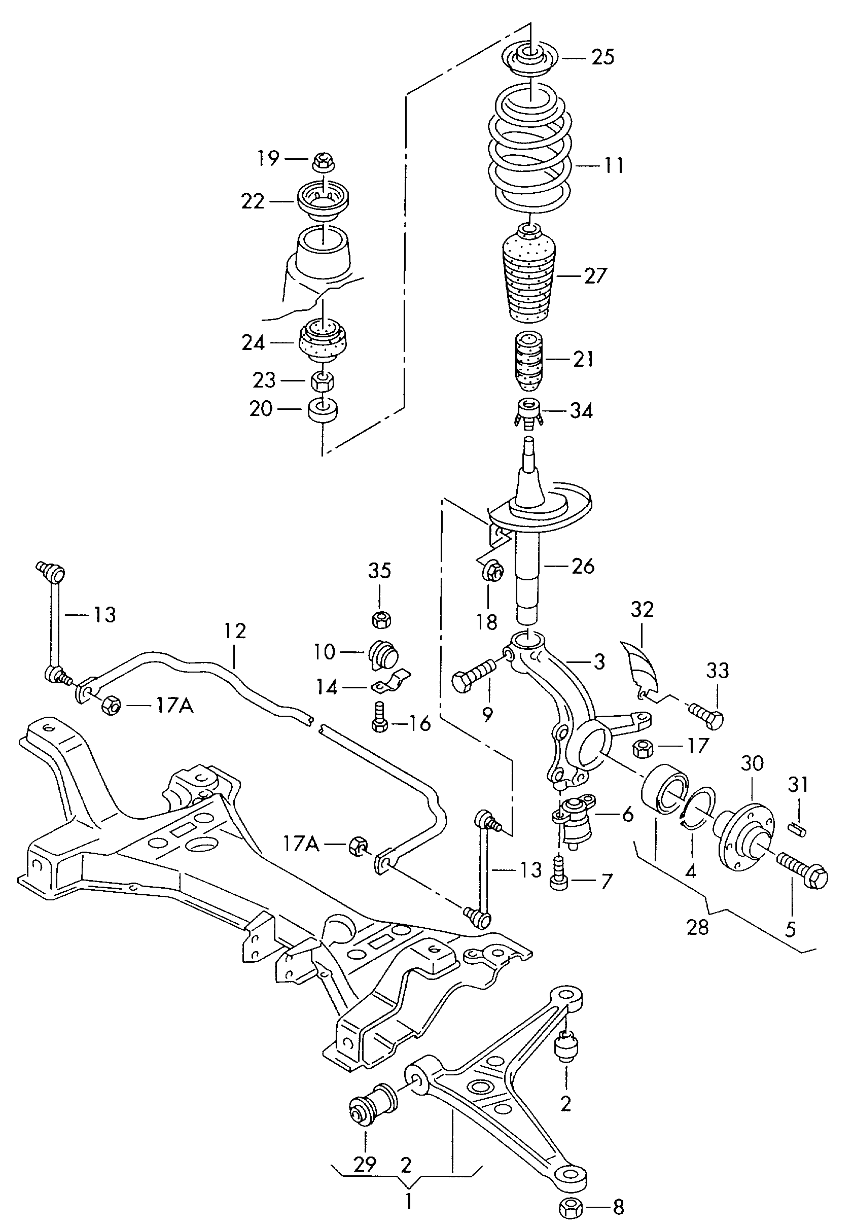 Porsche 7M0 413 031G - Stoßdämpfer alexcarstop-ersatzteile.com