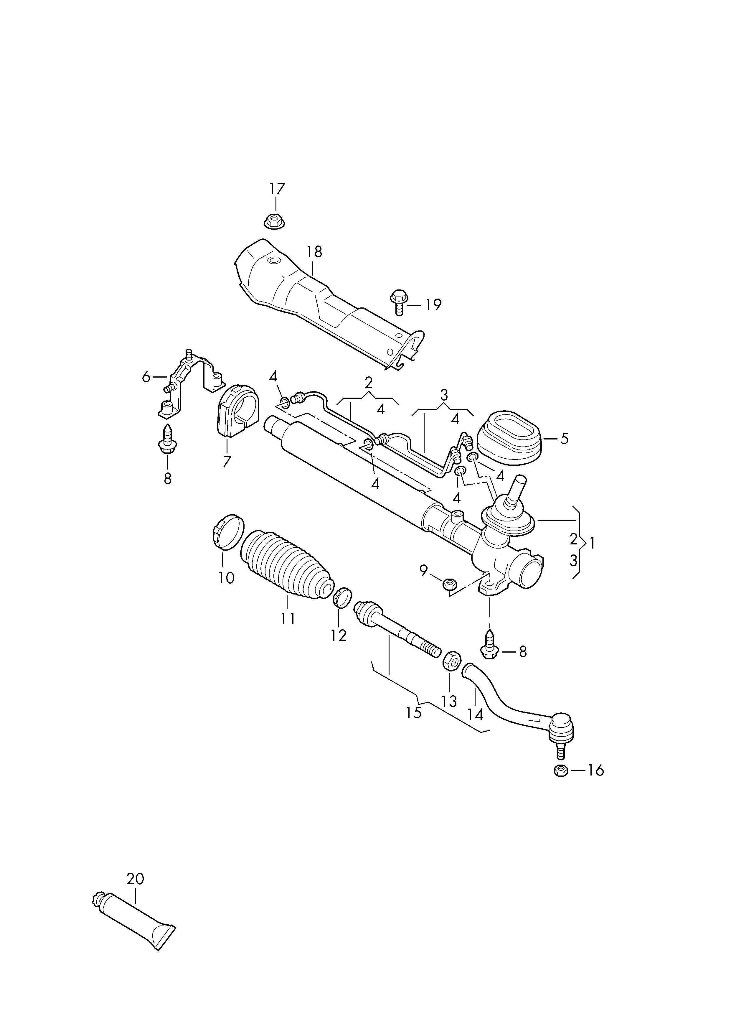 Skoda 7M3422803A - Spurstange alexcarstop-ersatzteile.com