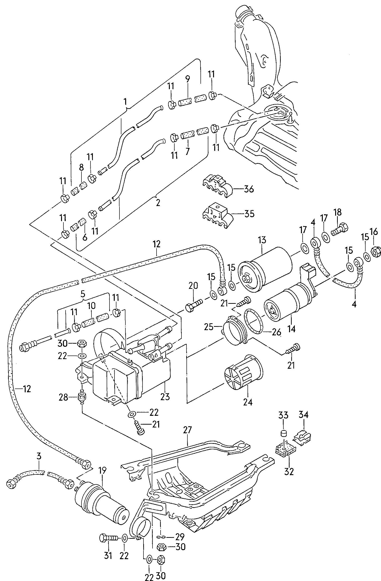 Skoda 811133511D - Kraftstofffilter alexcarstop-ersatzteile.com