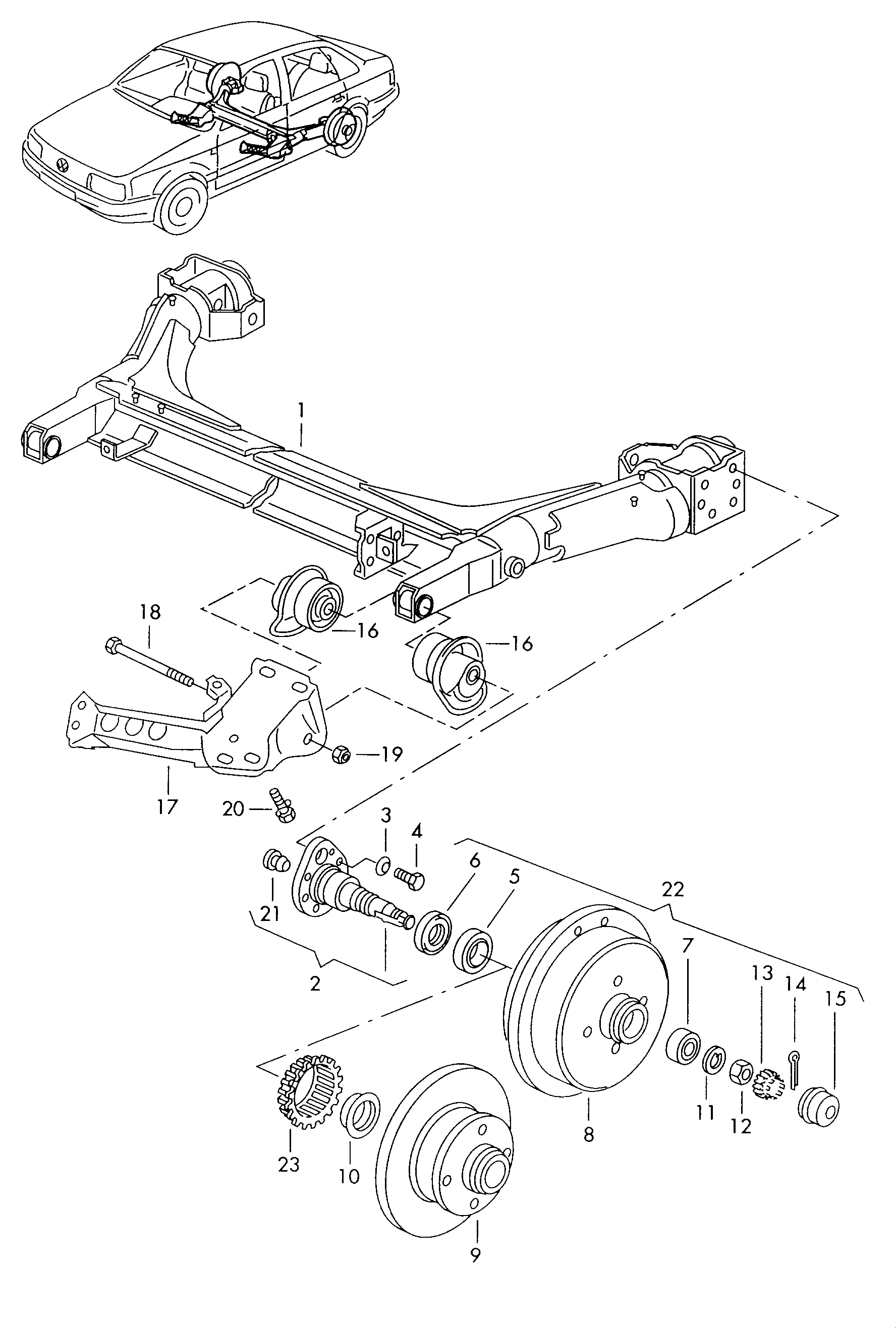 VW (SVW) 311 405 645 - Radlagersatz alexcarstop-ersatzteile.com