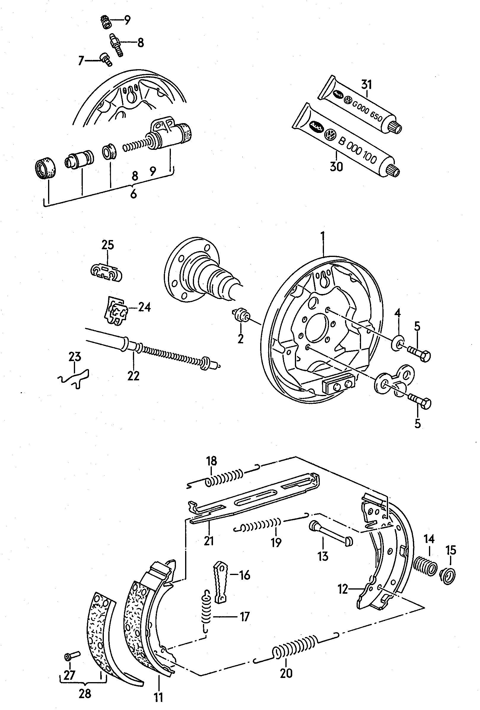 VAG 3A0 611 053 - Radbremszylinder alexcarstop-ersatzteile.com