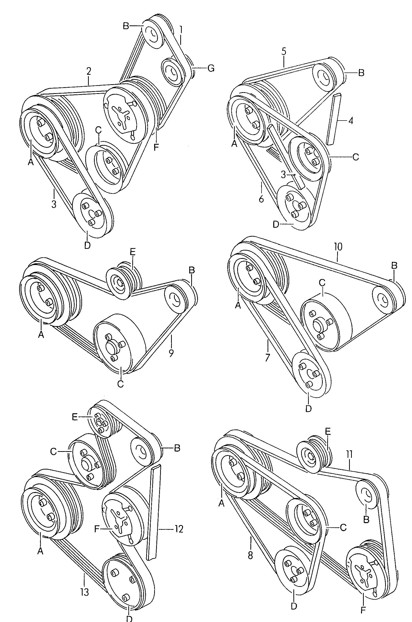 VW 027 903 137 - Keilriemen alexcarstop-ersatzteile.com