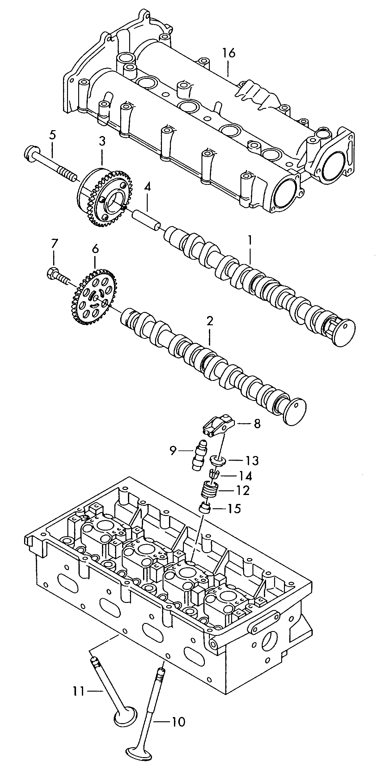 AUDI 03C 109 088 F - Nockenwellenversteller alexcarstop-ersatzteile.com