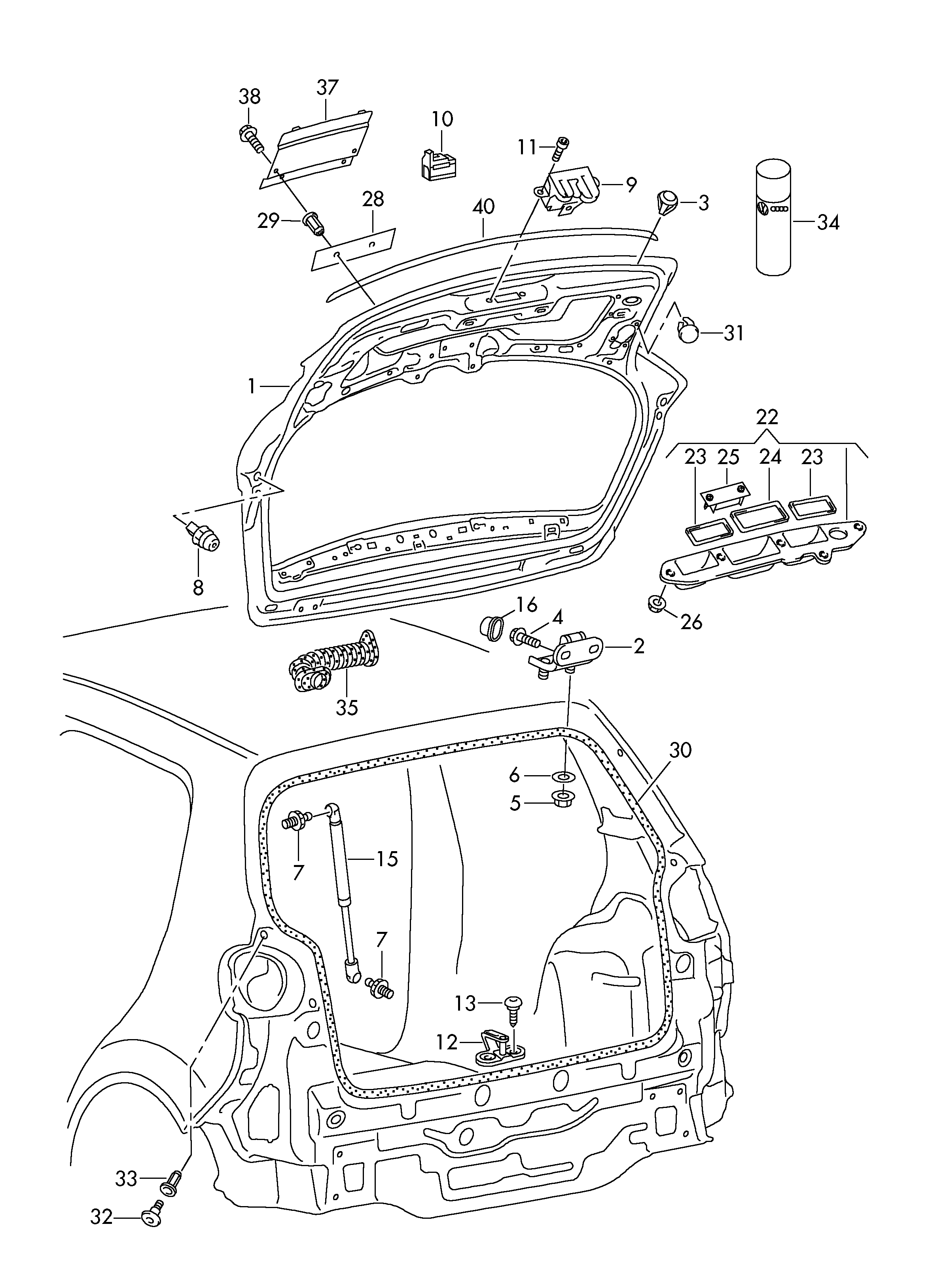 VW 3B5 998 026 - Kennzeichenleuchte alexcarstop-ersatzteile.com