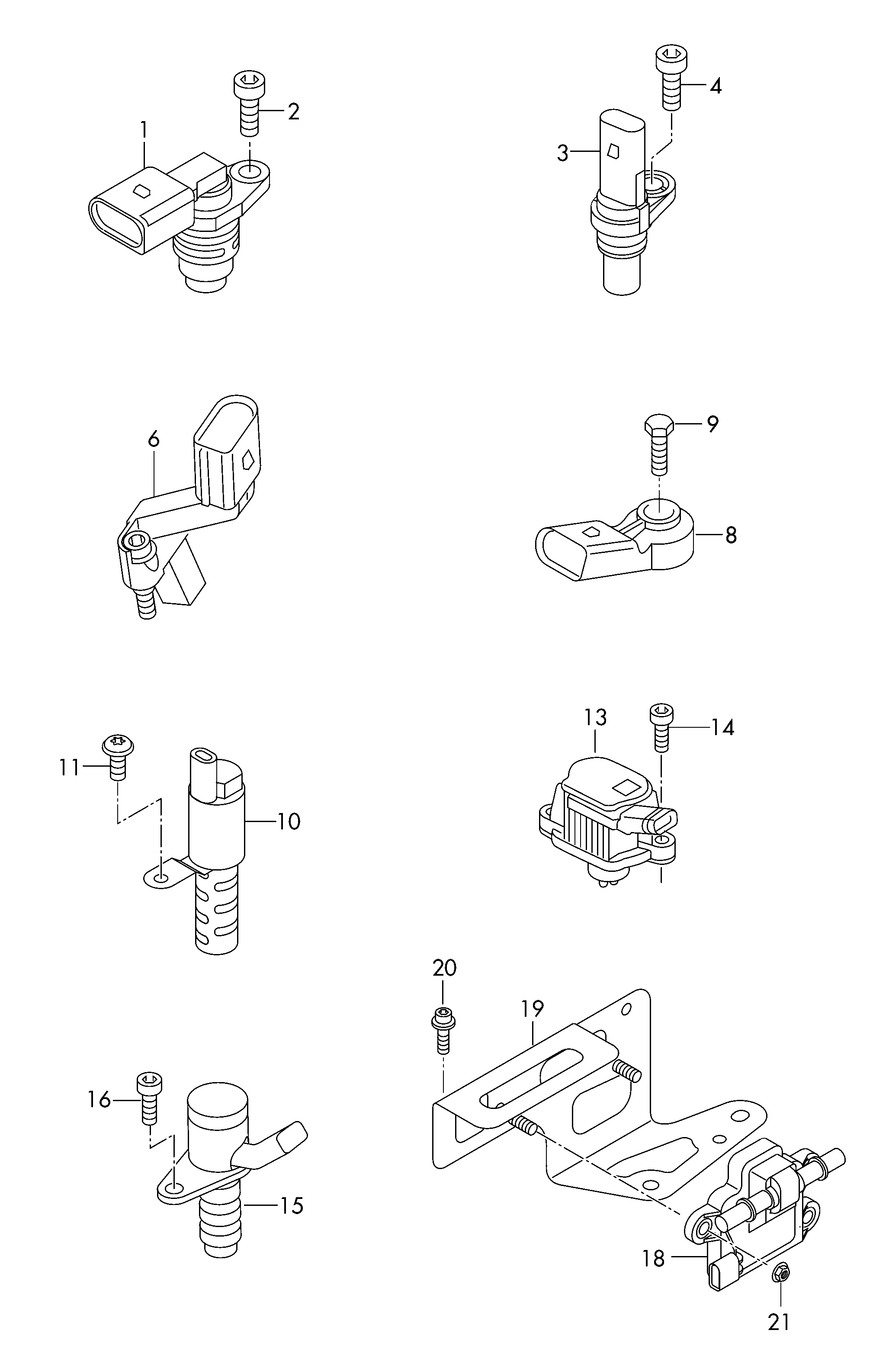 Seat 04L 906 433 - Impulsgeber, Kurbelwelle alexcarstop-ersatzteile.com