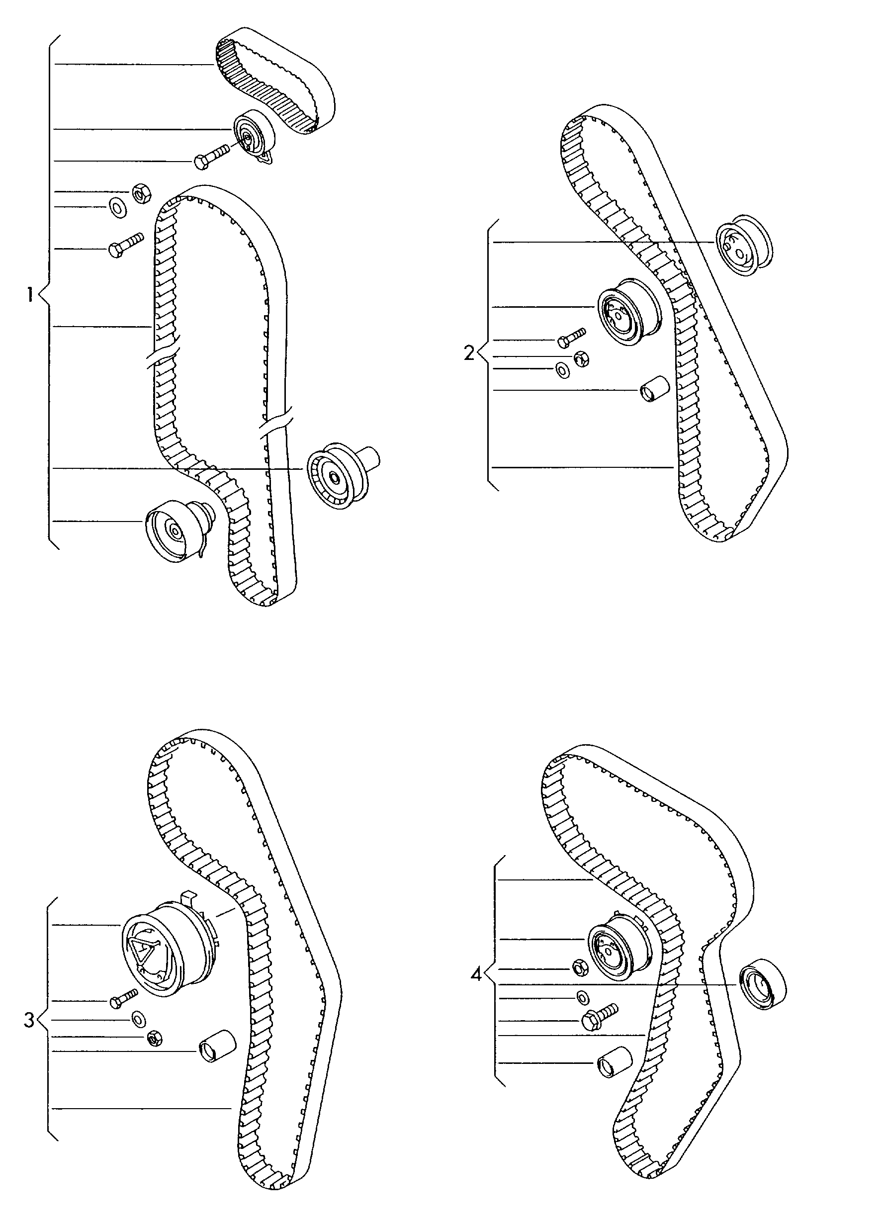 VW 03G 198 119 A - Zahnriemensatz alexcarstop-ersatzteile.com