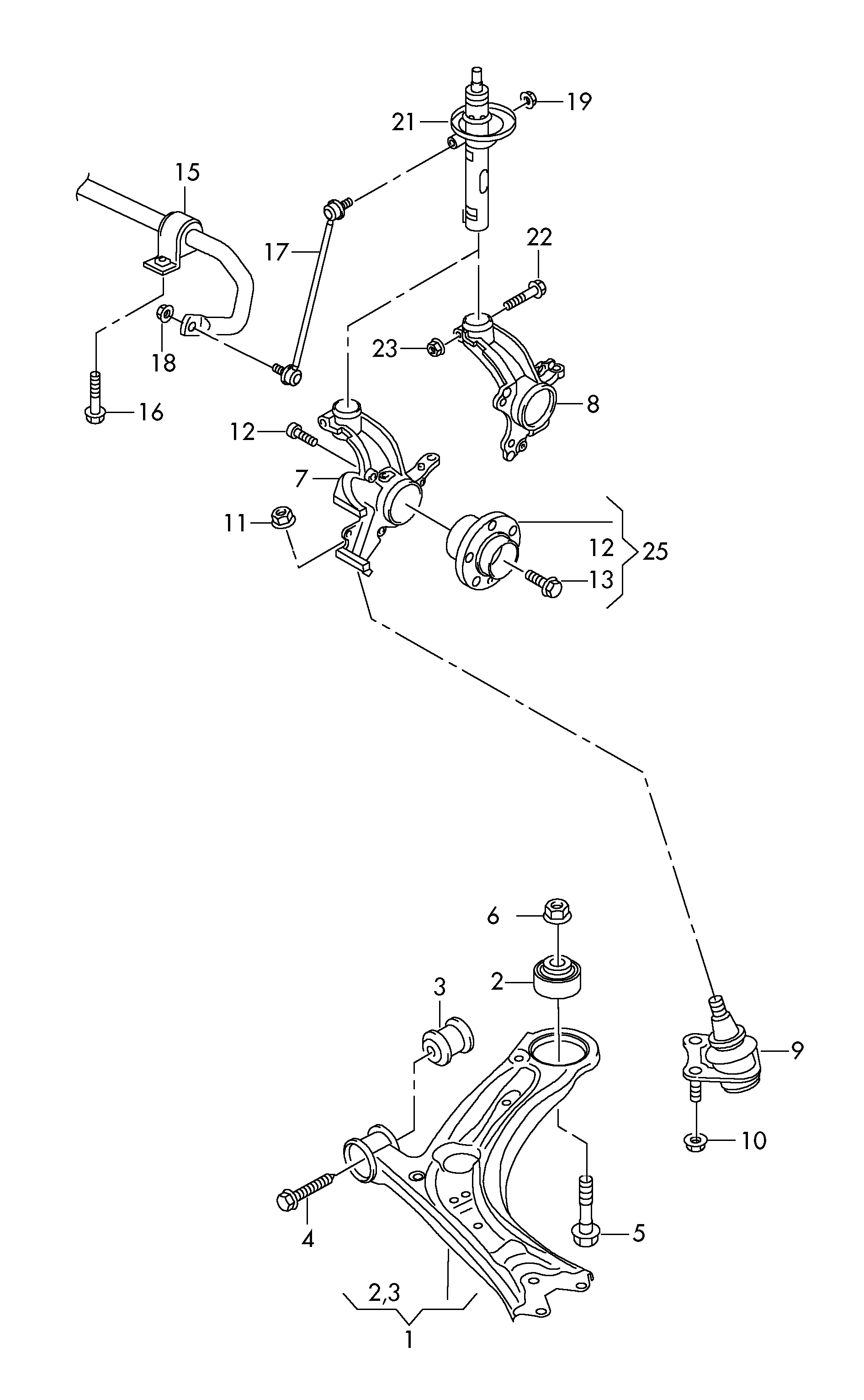 AUDI (FAW) 5K0498621 - Radlagersatz alexcarstop-ersatzteile.com