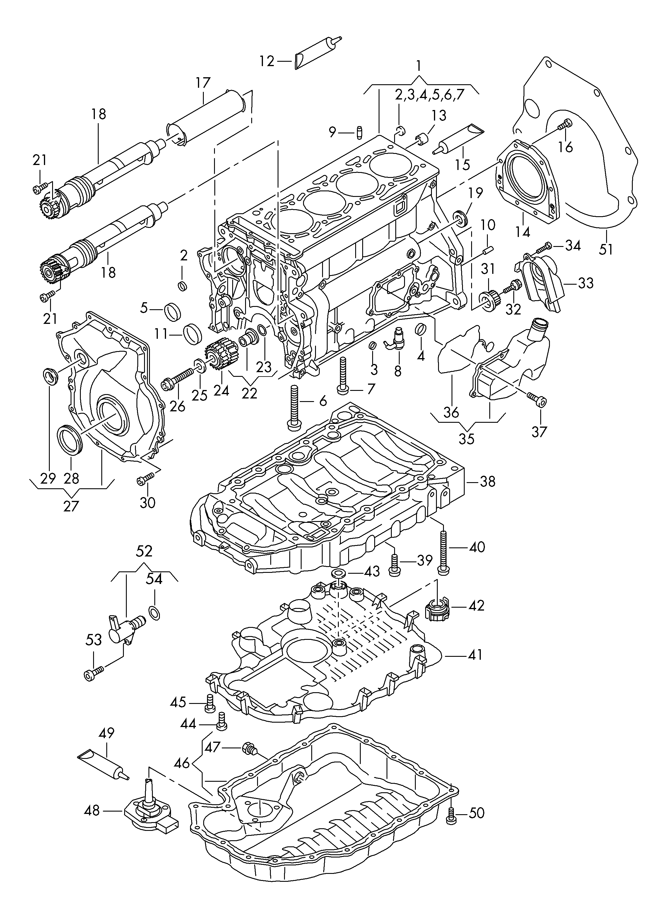 Seat 06L 103 085 B - Wellendichtring, Kurbelwelle alexcarstop-ersatzteile.com