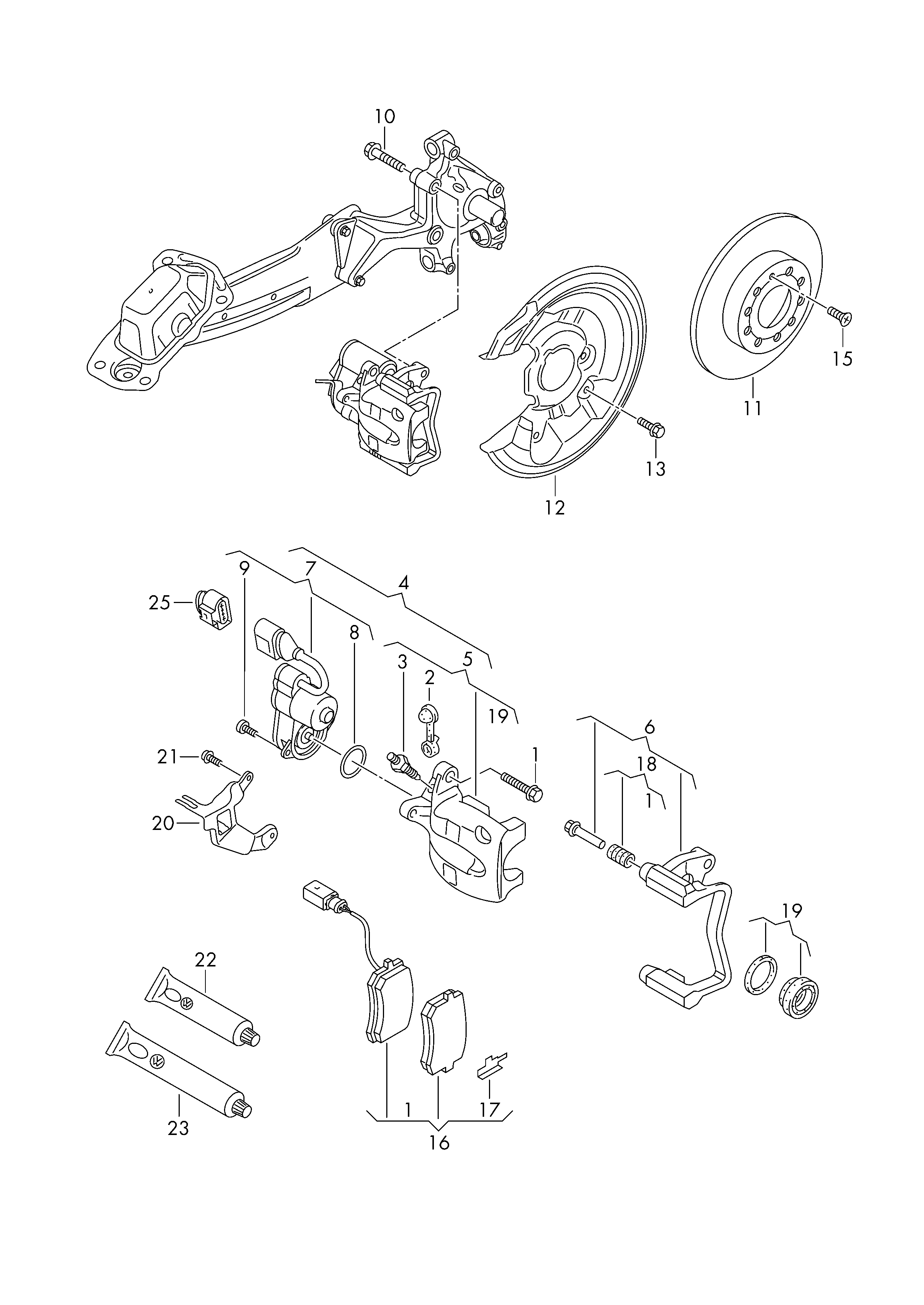 Seat 5N0 698 451 - Bremsbelagsatz, Scheibenbremse alexcarstop-ersatzteile.com