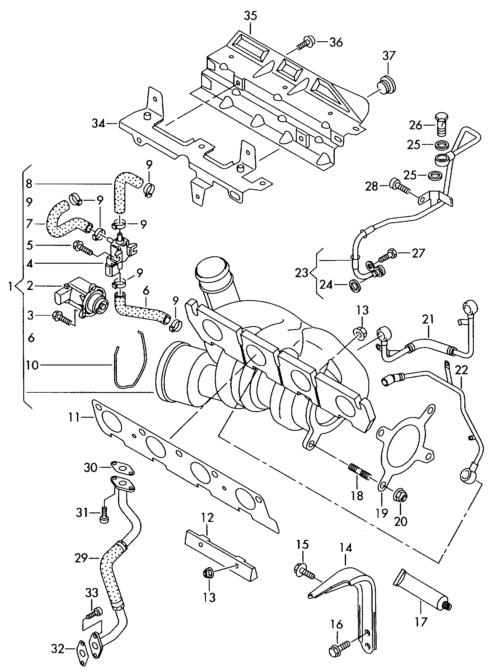 AUDI 06J145713K - Rumpfgruppe, Lader alexcarstop-ersatzteile.com