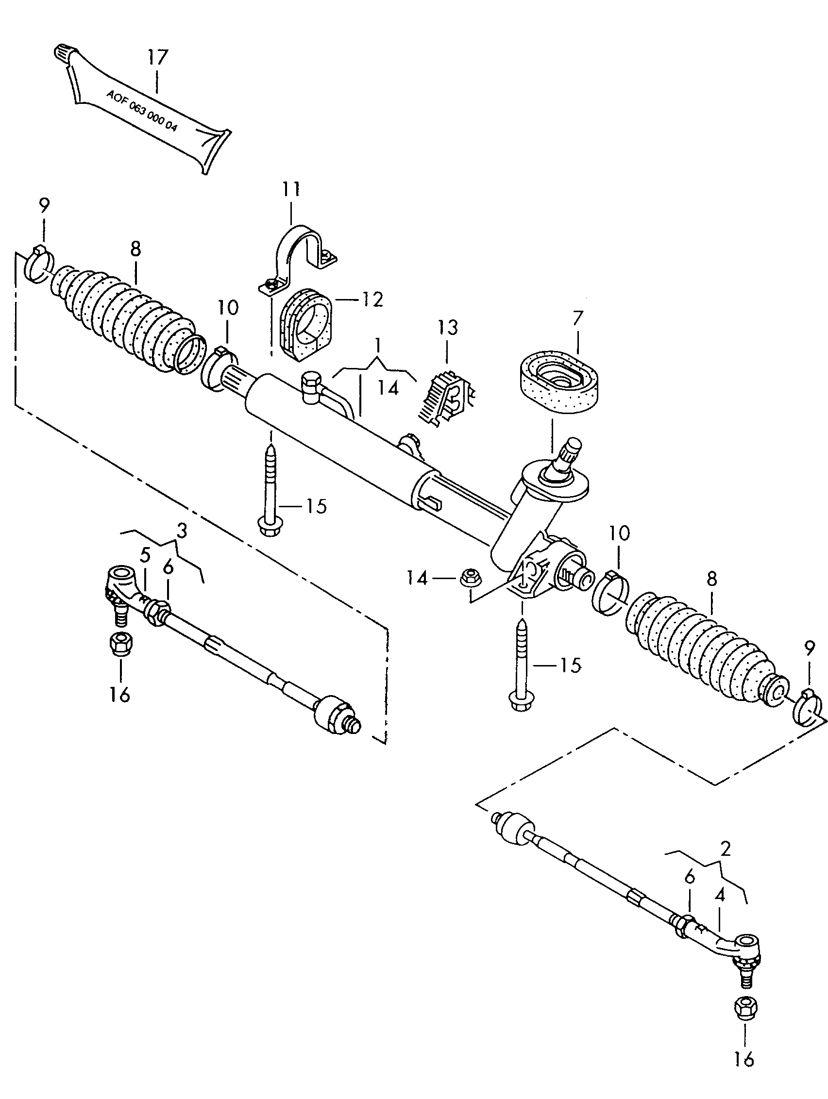 Seat 6N0422812 - Spurstangenkopf alexcarstop-ersatzteile.com