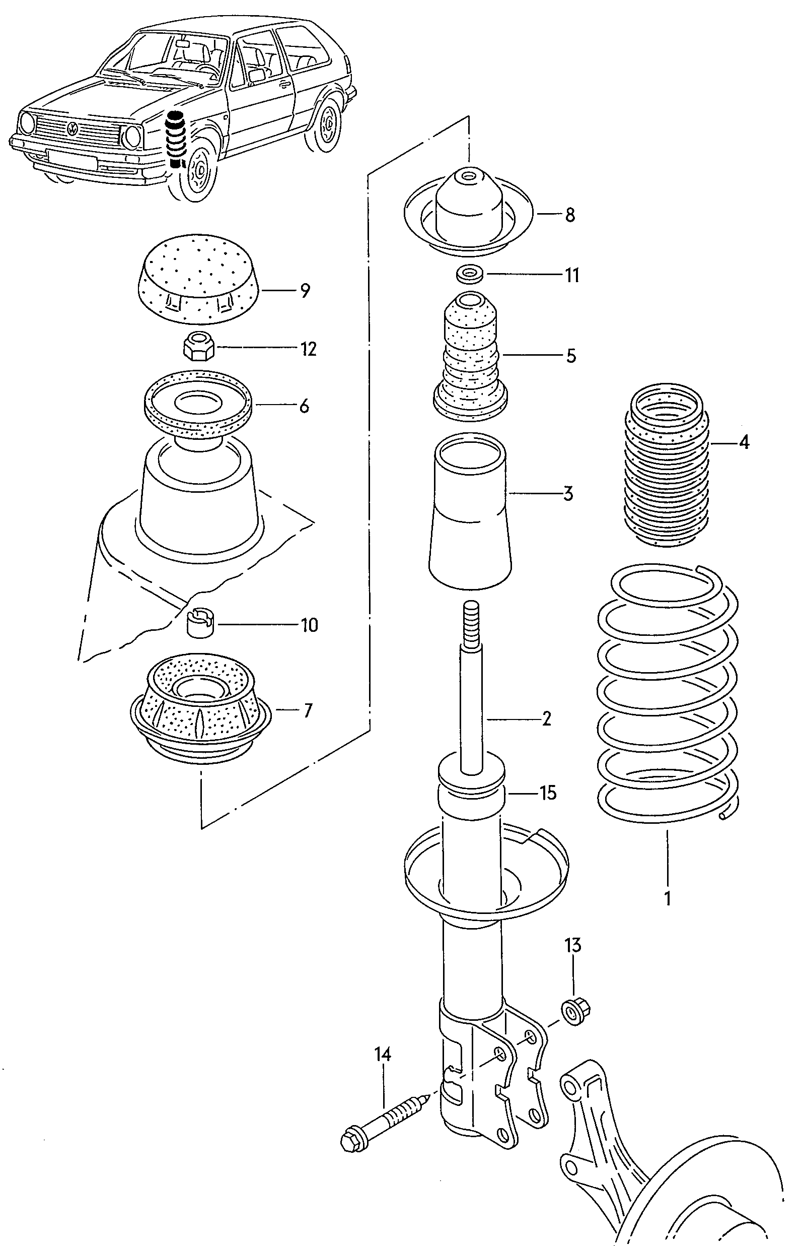 Seat 357 412 135 - Schutzkappe / Faltenbalg, Stoßdämpfer alexcarstop-ersatzteile.com