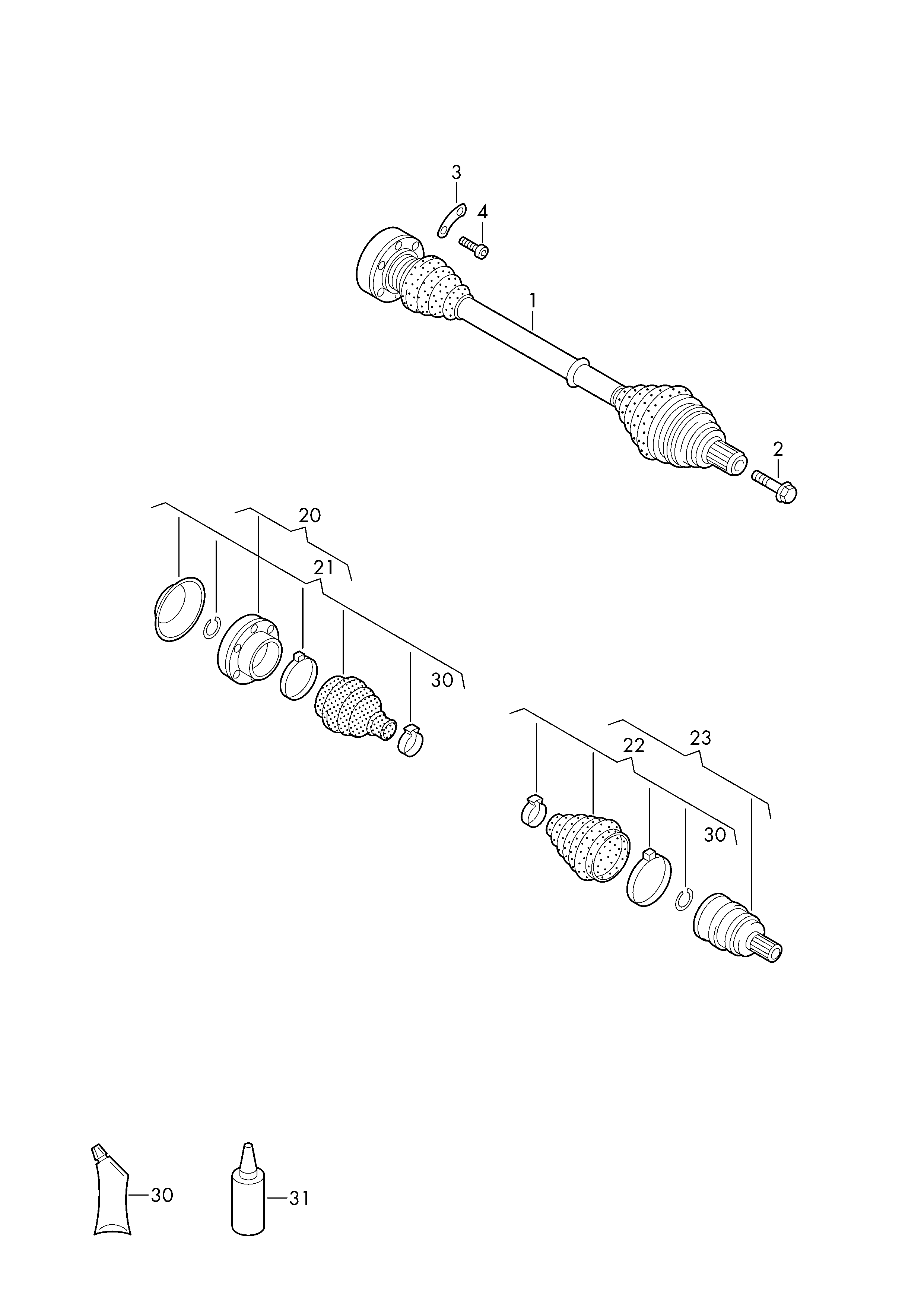 VW 3AB 407 271 - Antriebswelle alexcarstop-ersatzteile.com