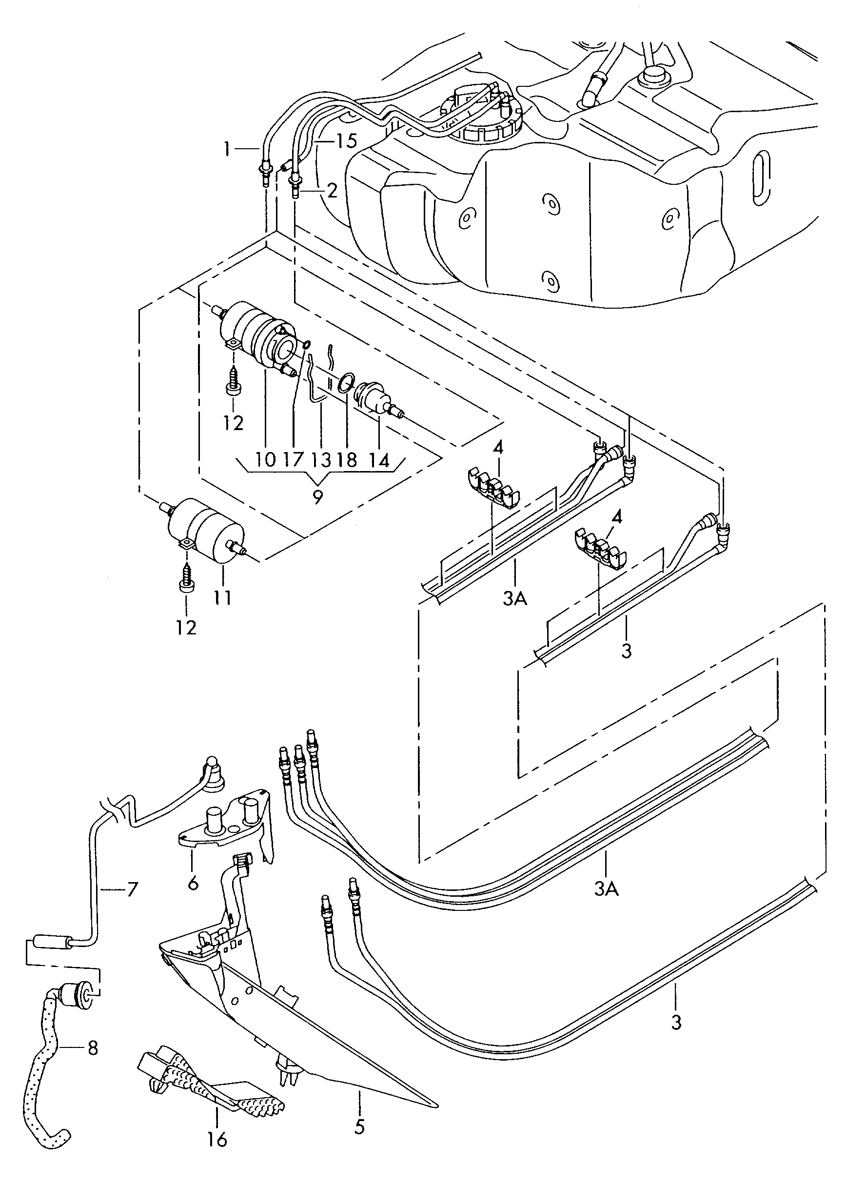 VAG 6Q0201559A - Kraftstofffilter alexcarstop-ersatzteile.com