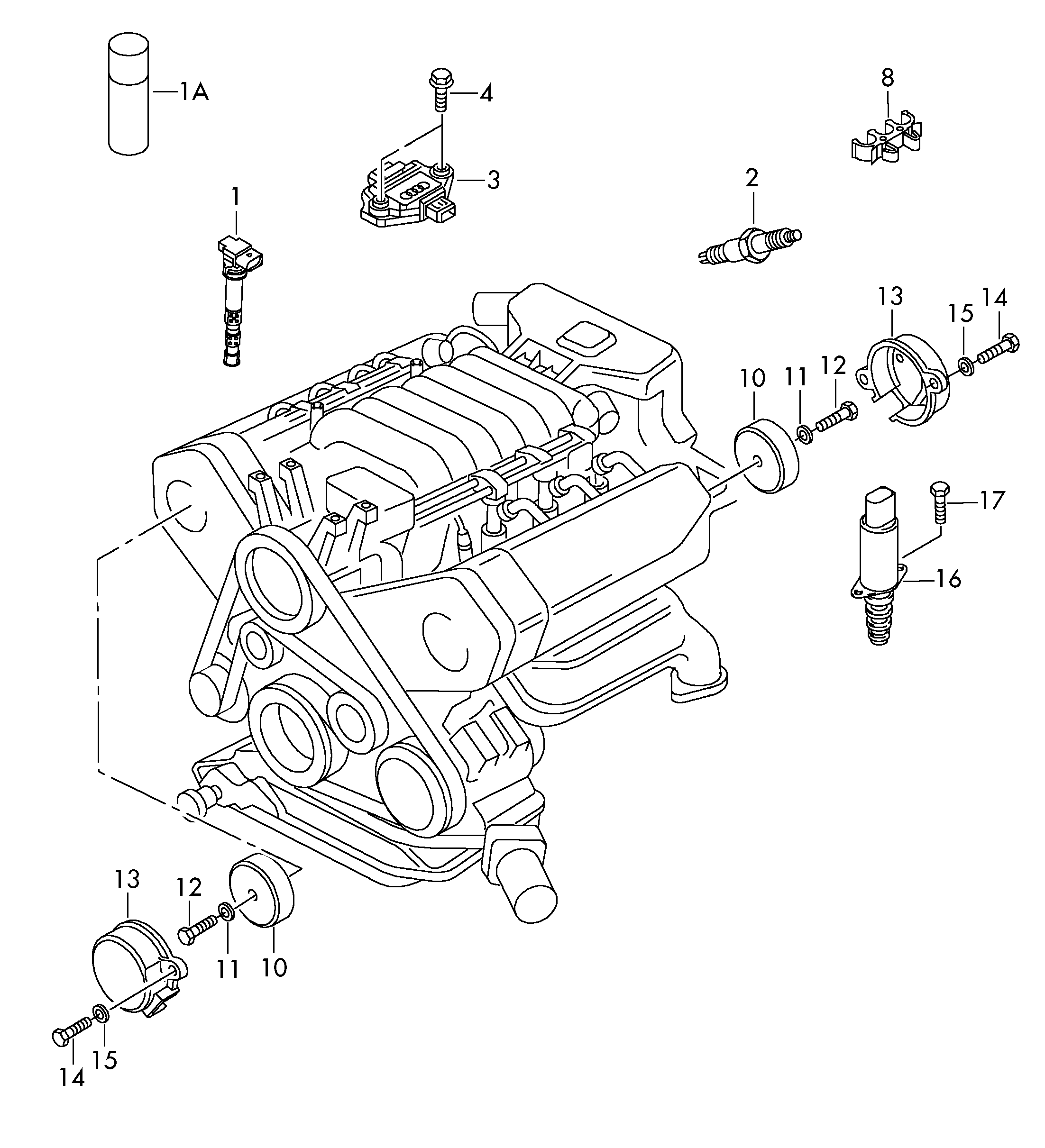 Seat 059 963 319 F - Glühkerze alexcarstop-ersatzteile.com