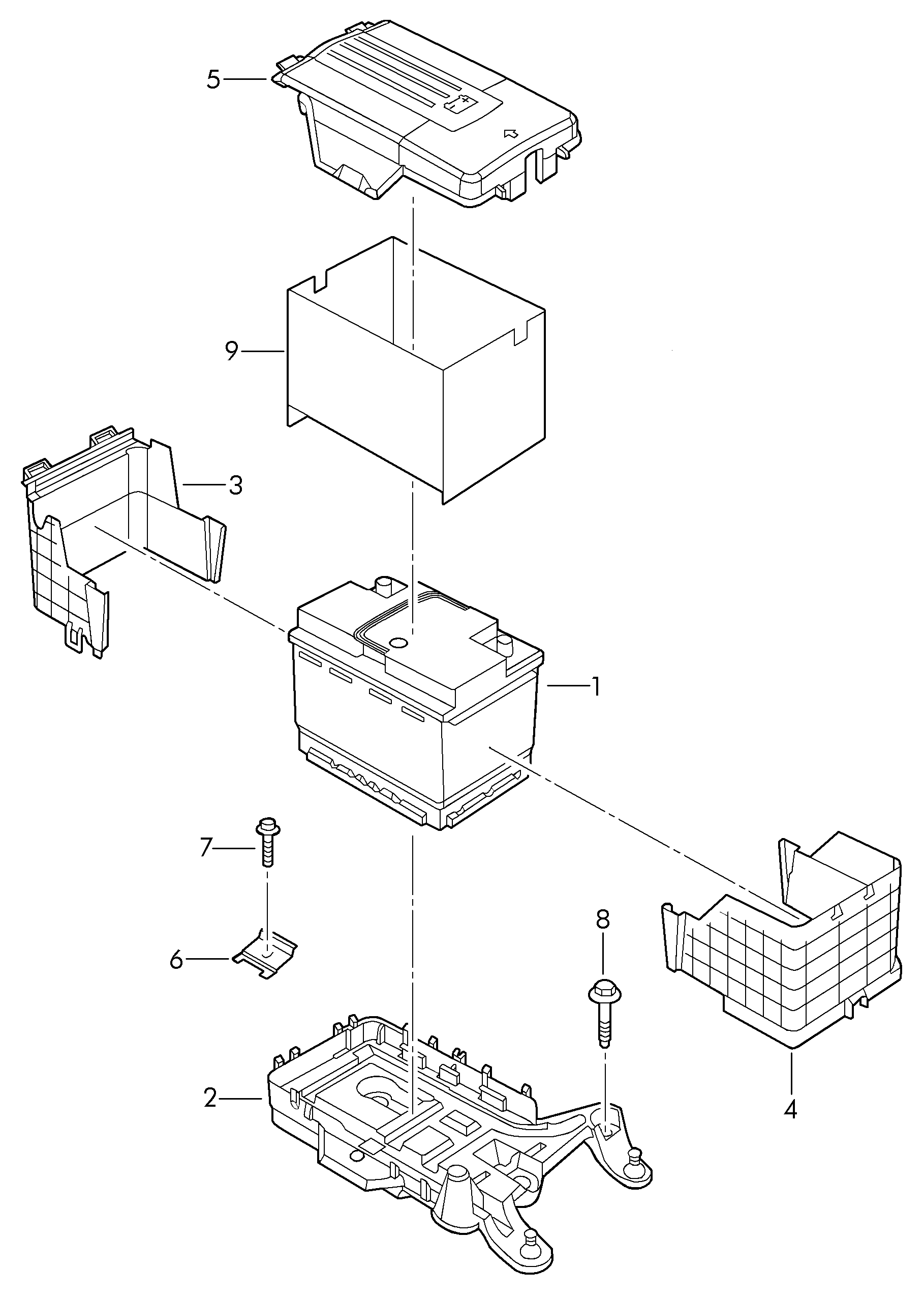 AUDI 5K0915105E - Starterbatterie alexcarstop-ersatzteile.com