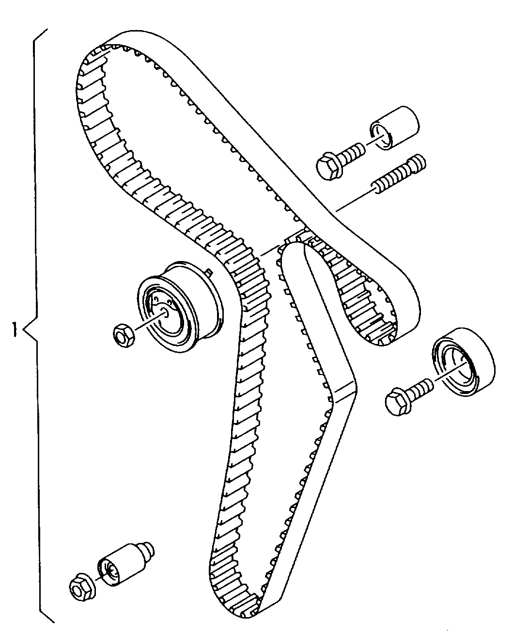 VW 03L 198 119 E - Zahnriemensatz alexcarstop-ersatzteile.com