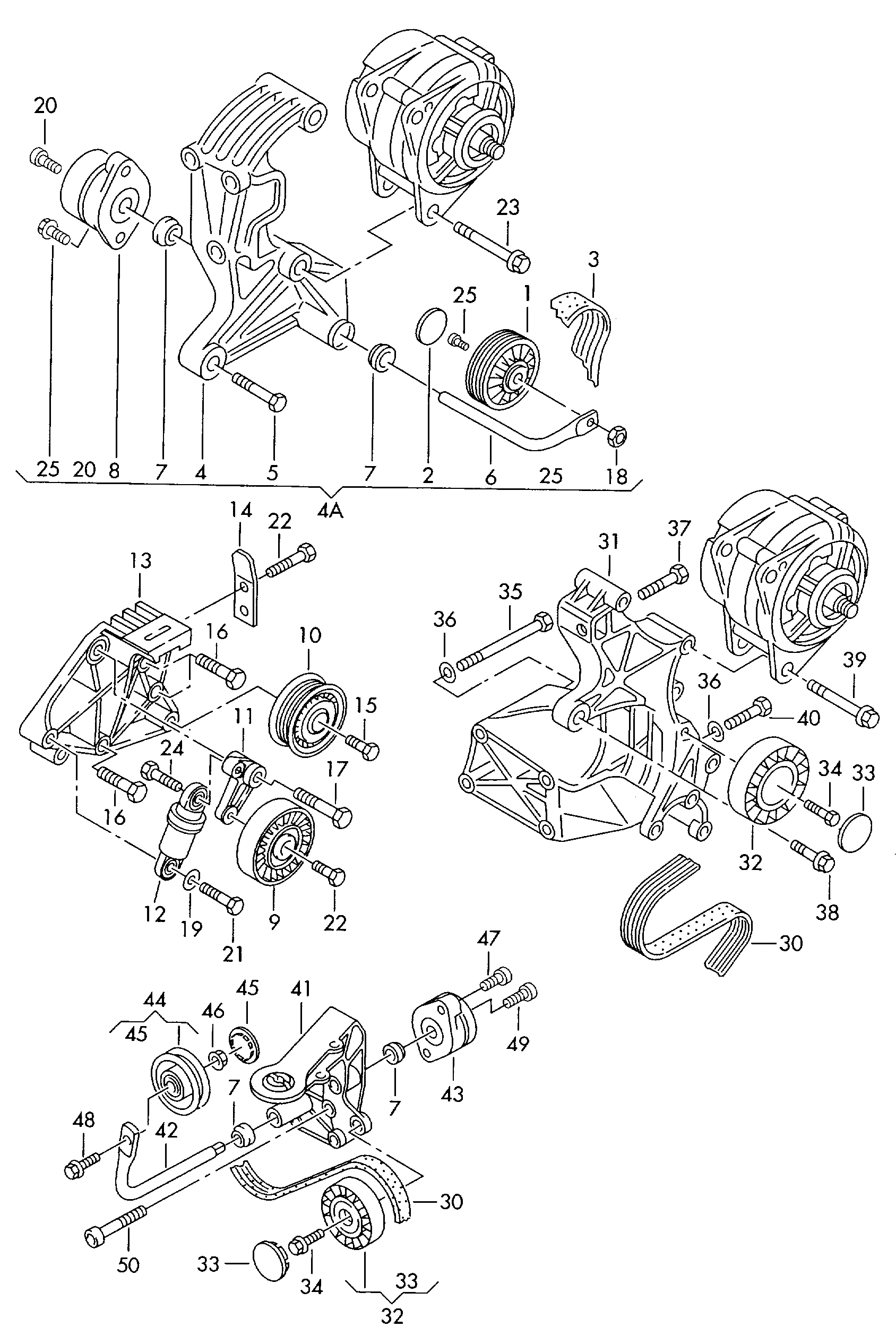 Skoda 074 145 299 A - Schwingungsdämpfer, Keilrippenriemen alexcarstop-ersatzteile.com