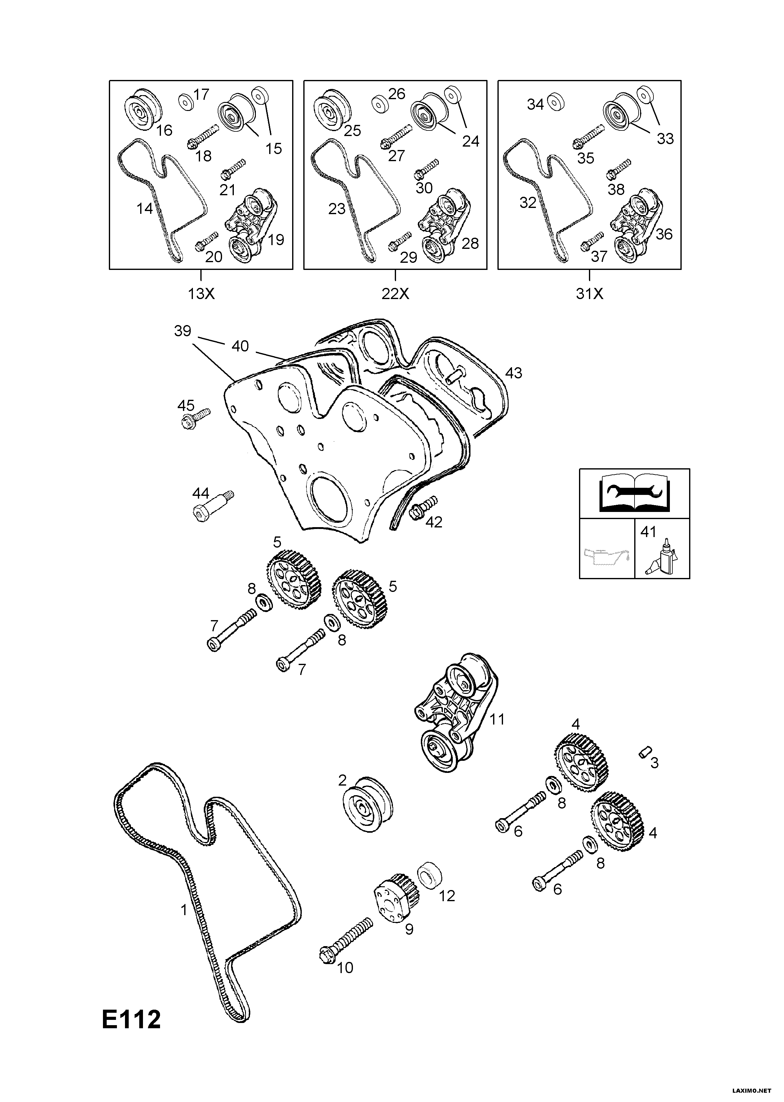 Vauxhall 56 36 723 - Zahnriemensatz alexcarstop-ersatzteile.com